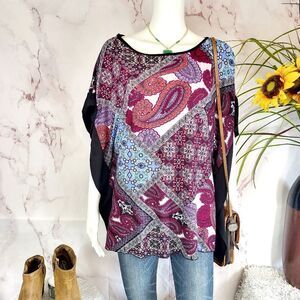 Pretty Michael F butterfly sleeve top